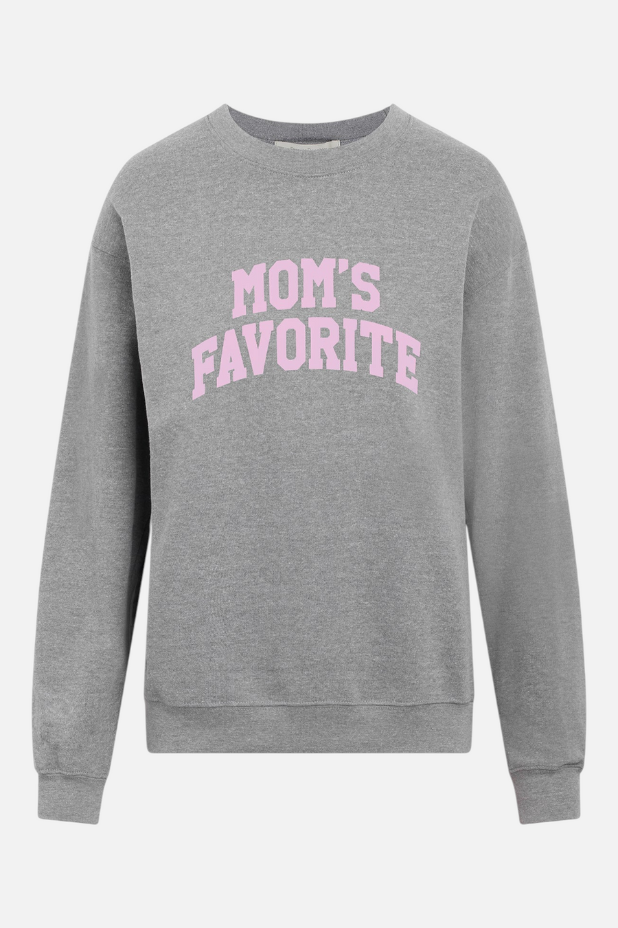 Favorite Daughter Mom's Favorite Sweatshirt in Heather Grey – front view