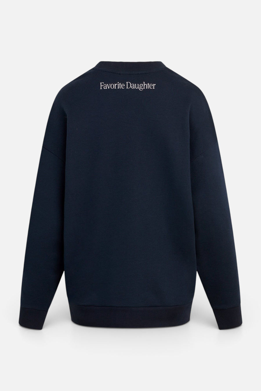 Favorite Daughter Sports Mom Sweatshirt in Navy – back view