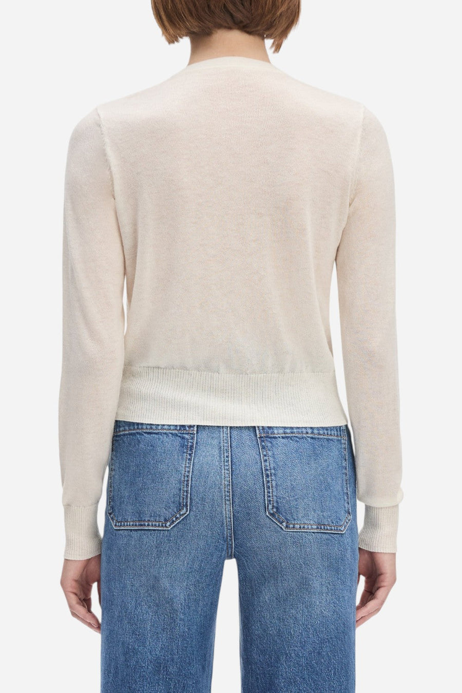 Favorite Daughter Take A Bow Cardigan in Ivory – alternate