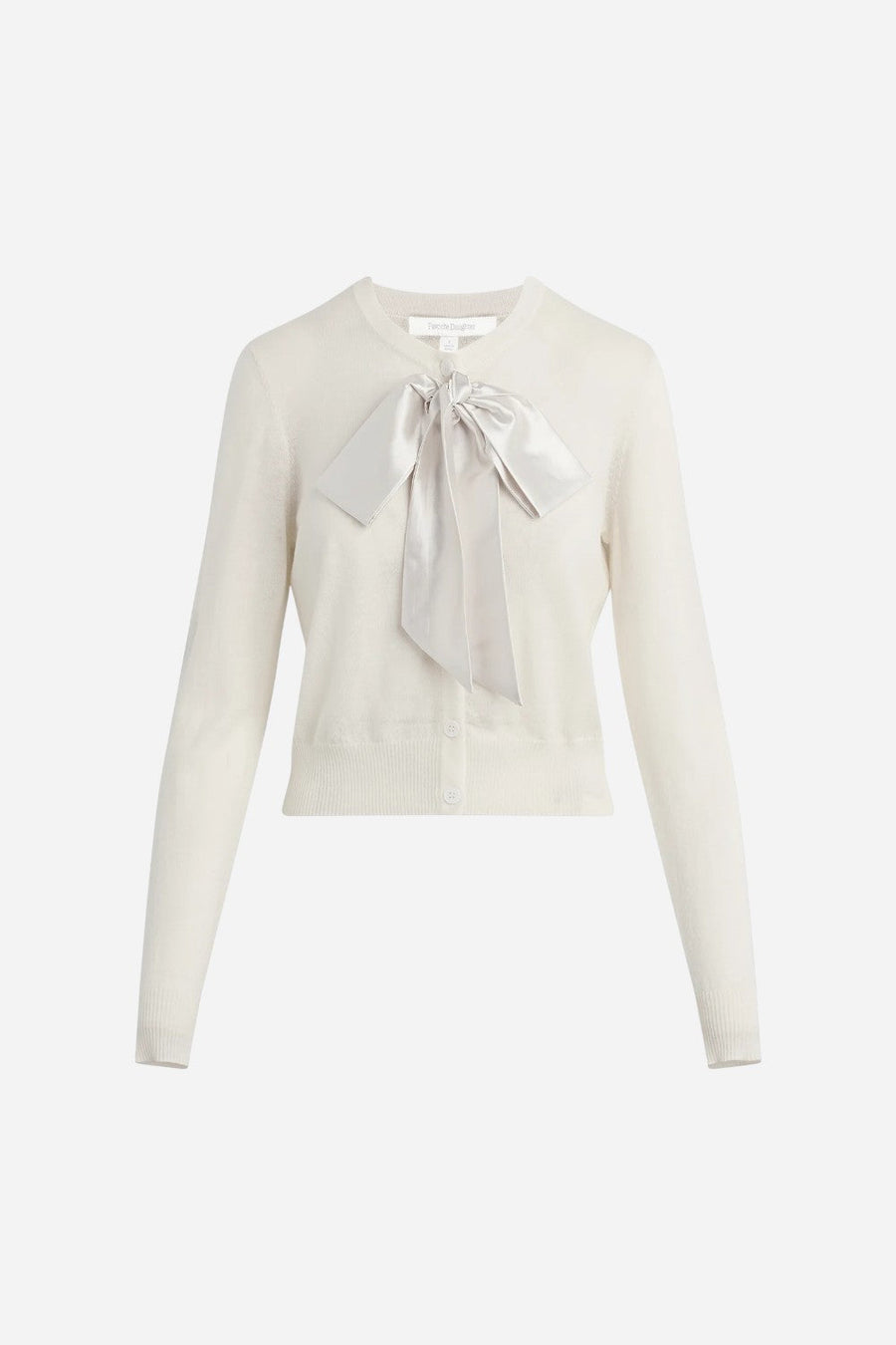 Favorite Daughter Take A Bow Cardigan in Ivory – alternate