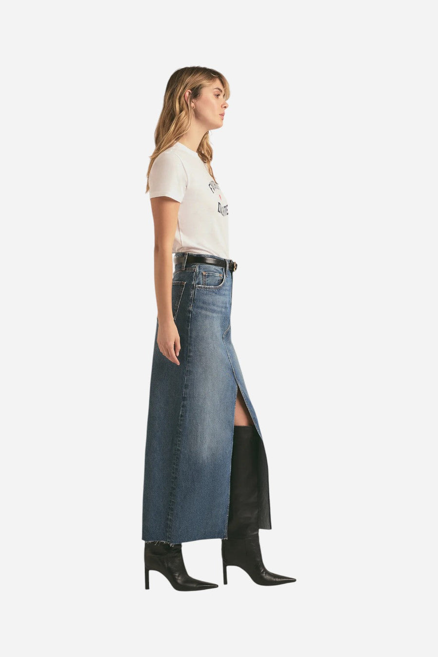 Favorite Daughter Tee in White – back view