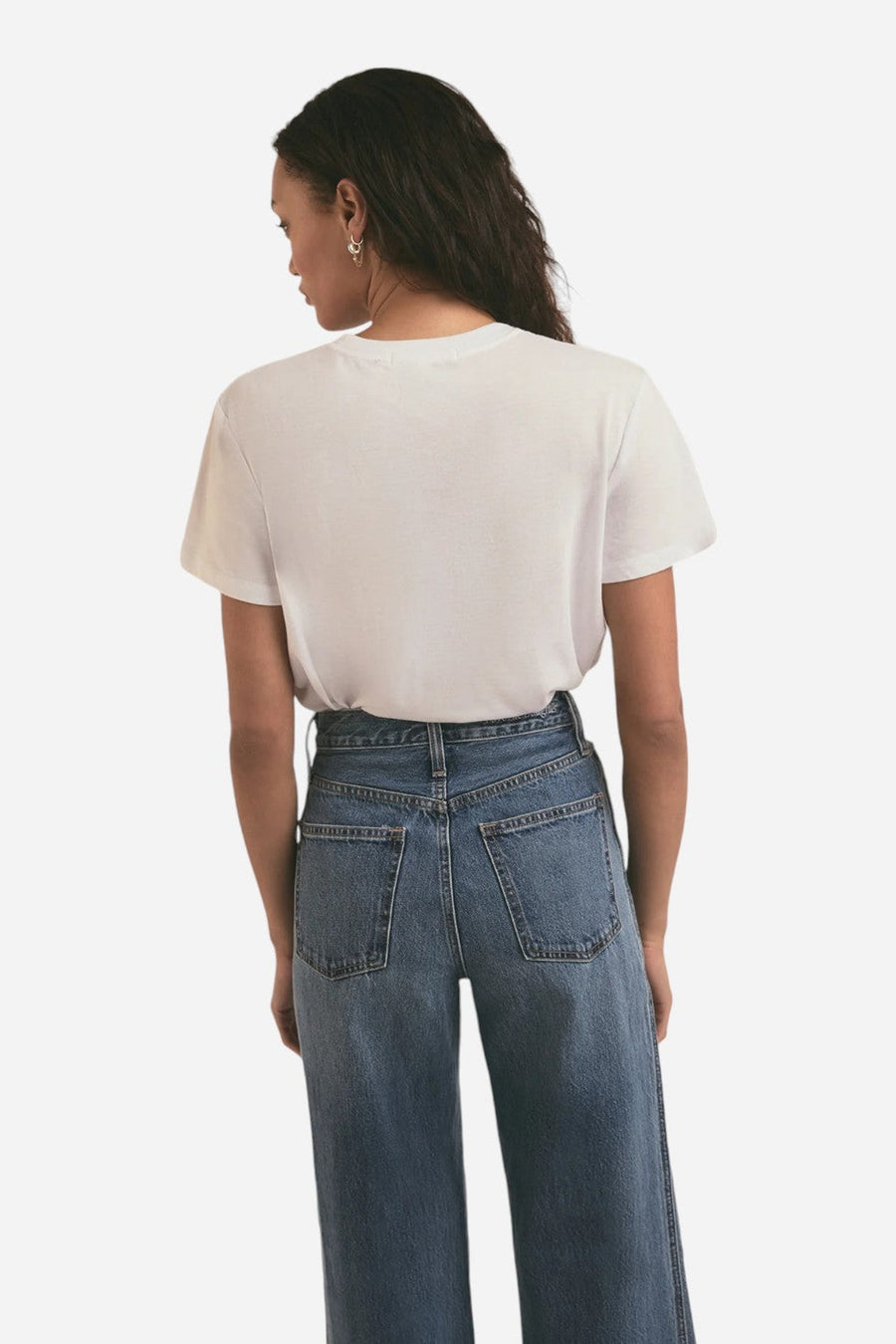 Favorite Daughter Tee White Rouge – side view