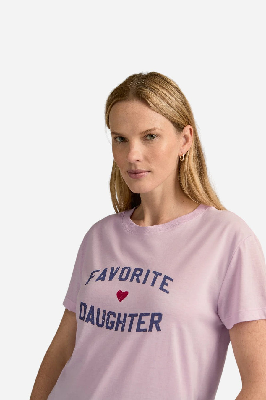 Favorite Daughter Tee in Wisteria Veneti – back view