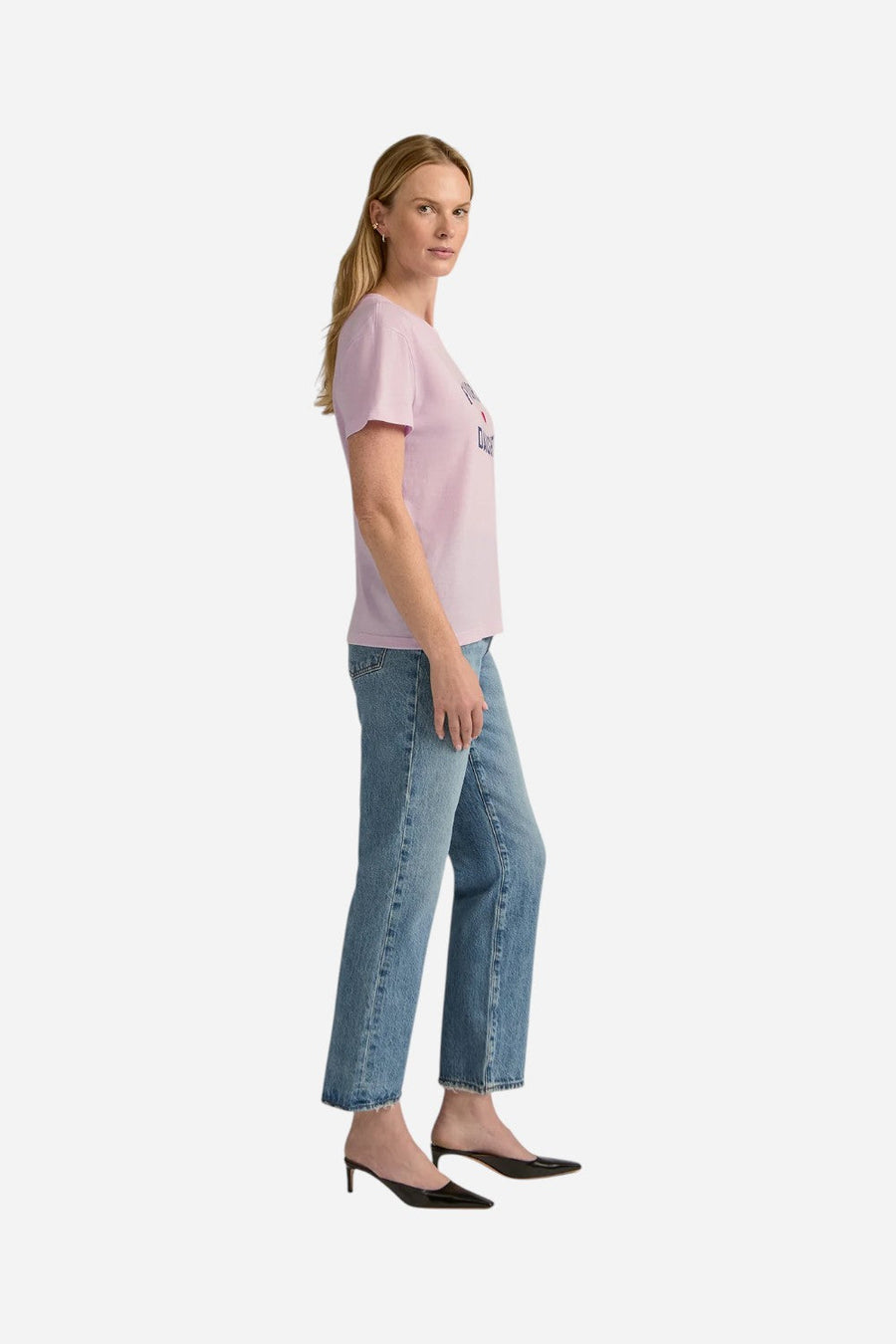 Favorite Daughter Tee in Wisteria Veneti – side view