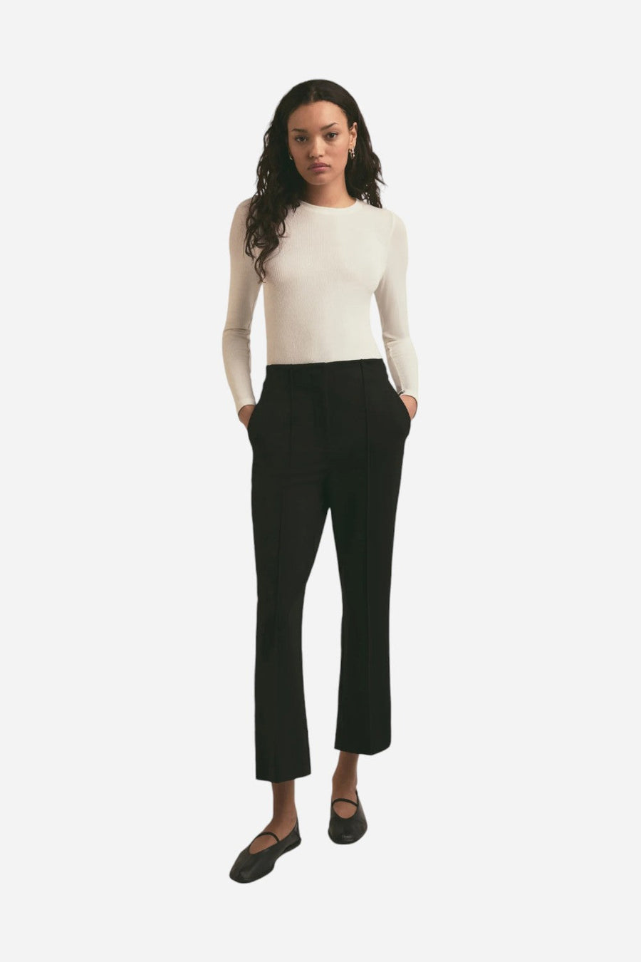 Favorite Daughter The Alissa Pant Black – side view