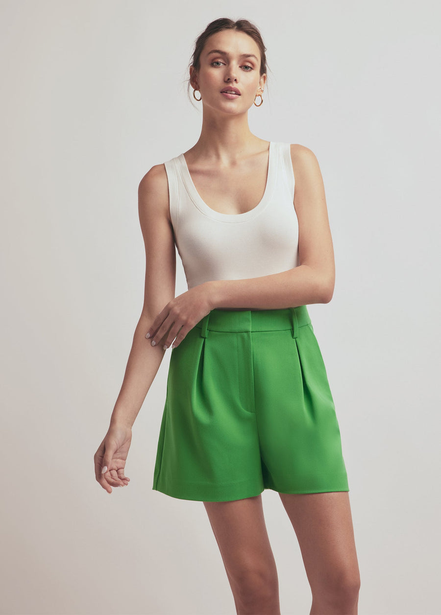 Favorite Daughter The Favorite Short in Lime – detail