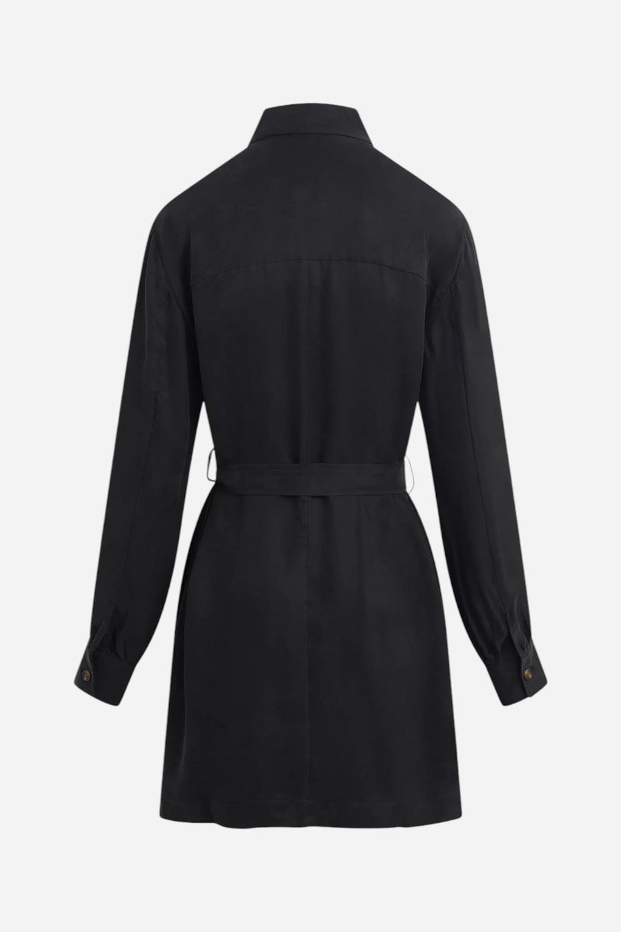 Favorite Daughter The Utility Glamour Dress in Black – alternate