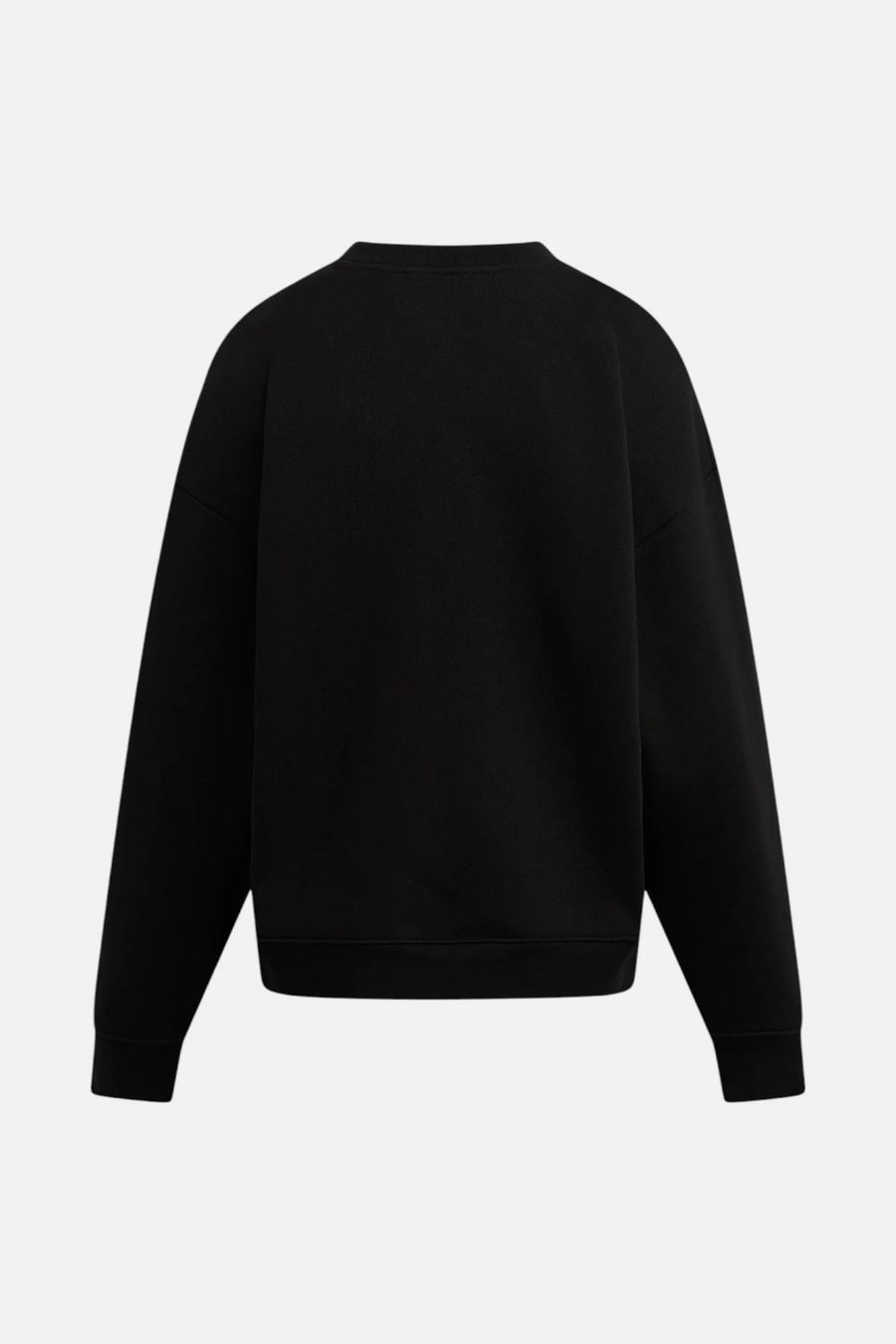Favorite Daughter Women's Collegiate Sweatshirt in Black and Pink Pale – back view