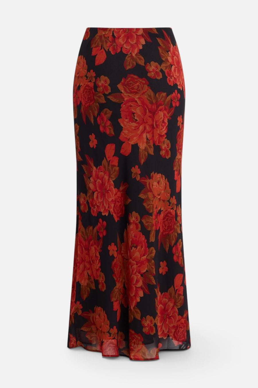 Favorite Daughter Women's The Favorite Skirt in Wine Floral – back view
