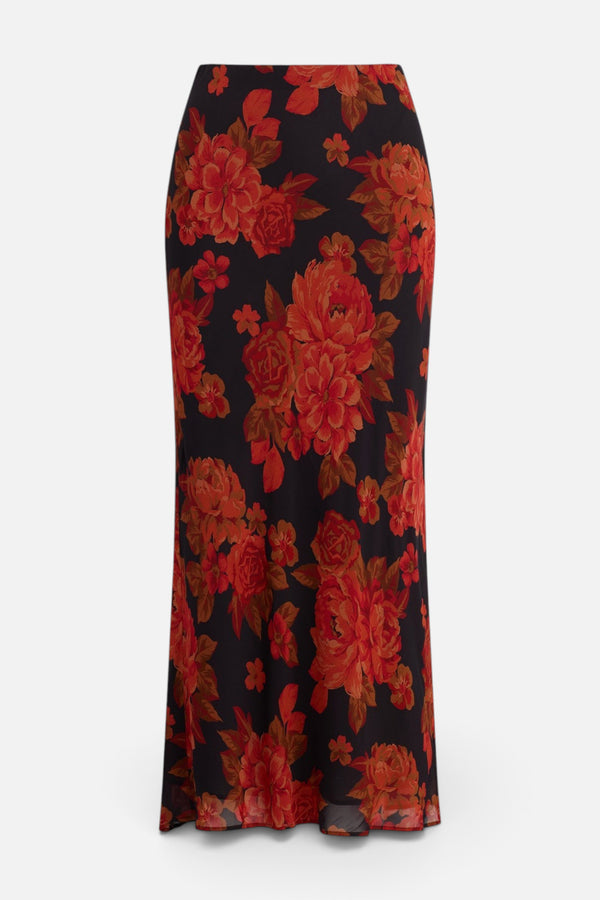 Favorite Daughter Women's The Favorite Skirt in Wine Floral