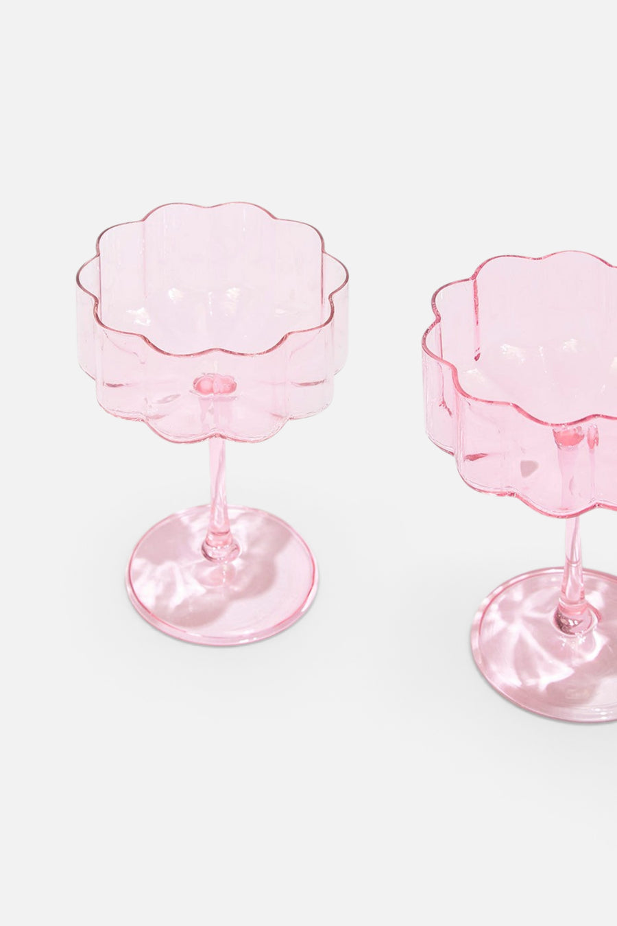Fazeek Wave Coupes Set of 2 in Pink – side view