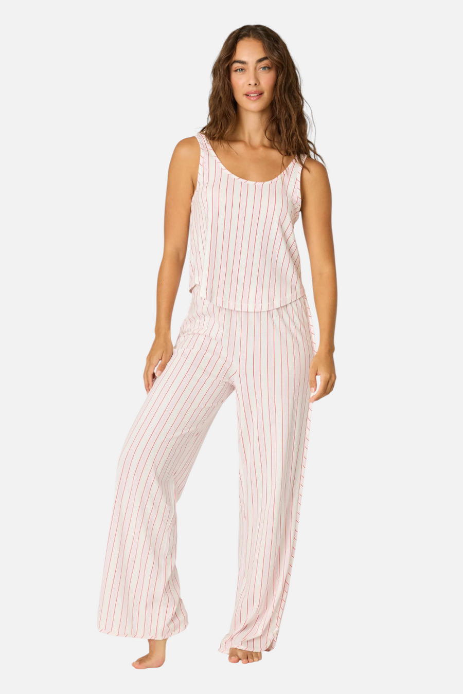 PJ Salvage Women's Feeling Loved Striped PJ Set