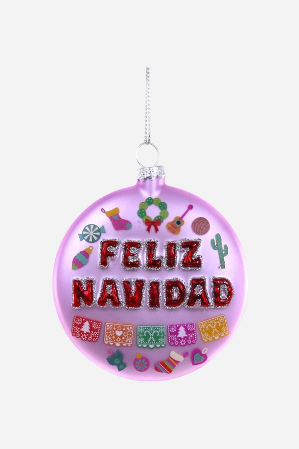 Feliz Navidad Ornament