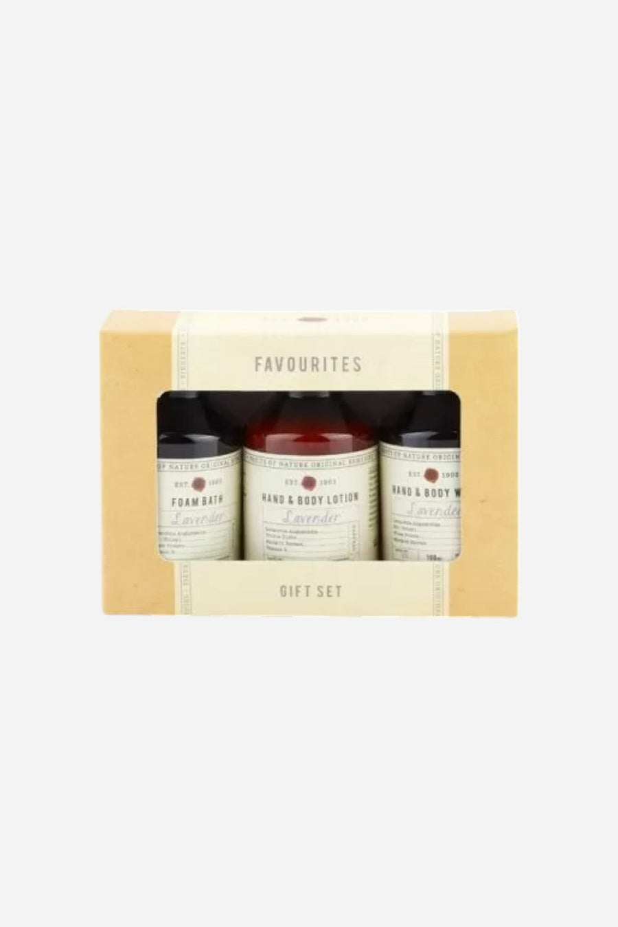 Fikkerts England Favorites Gift Set - 3 x 100ml (3.5fl.oz) – back view