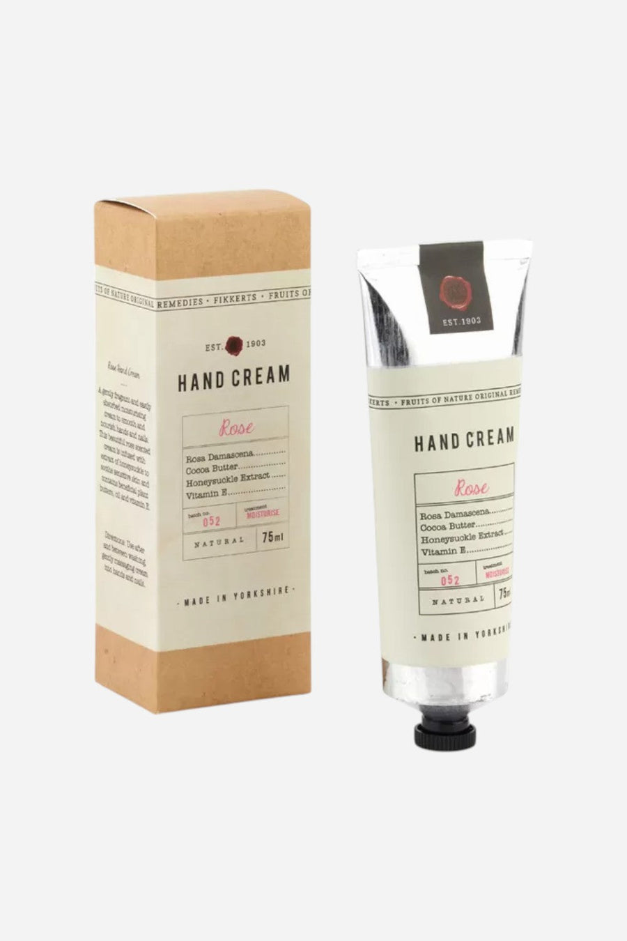 Fikkerts England Fruits of Nature Hand and Nail Cream 75ml (2.5fl.oz) – flat lay