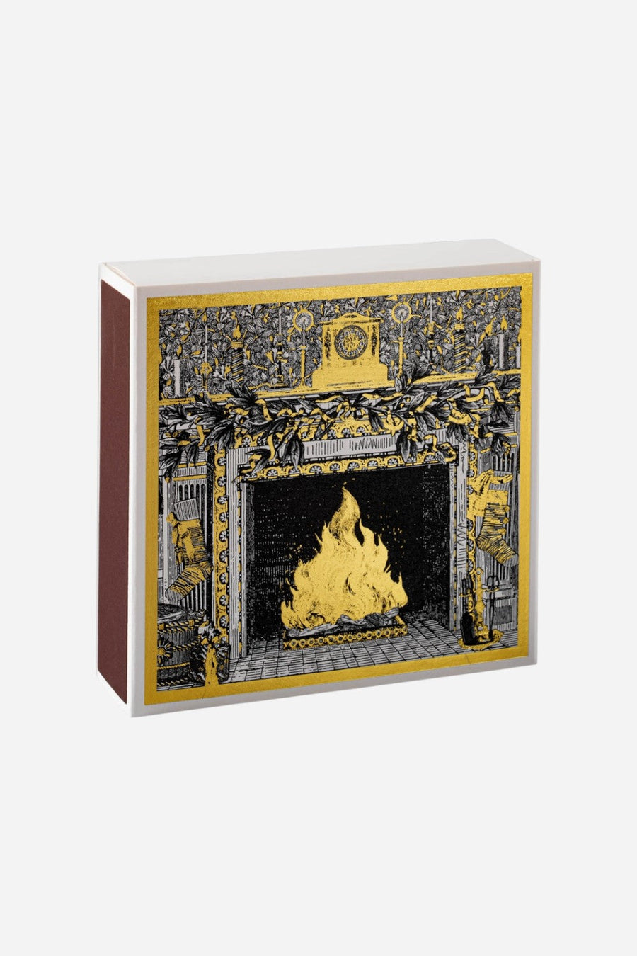 Fireside Square Christmas Safety Matches – back view