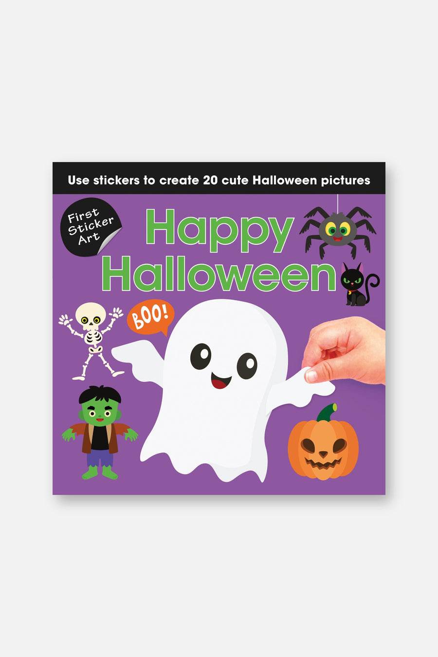 First Sticker Art: Happy Halloween – front view