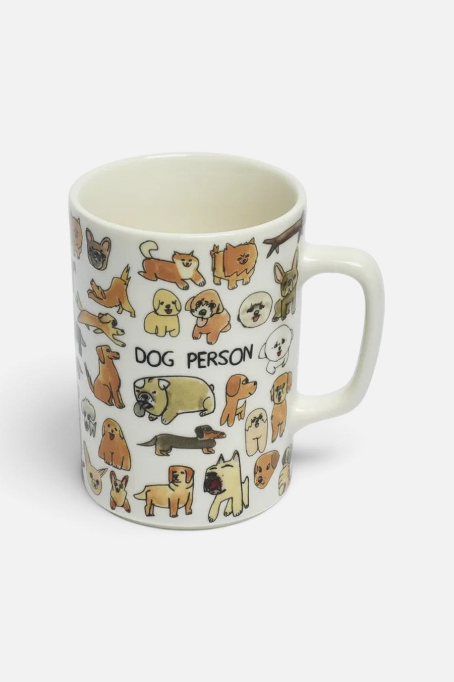 Fishs Eddy Dog Person Mug – side view