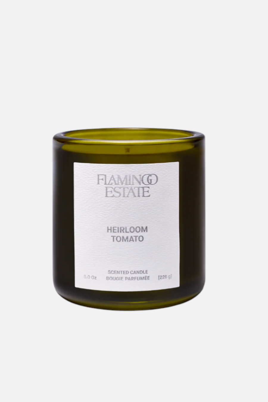 Flamingo Estate Heirloom Tomato Candle – front view