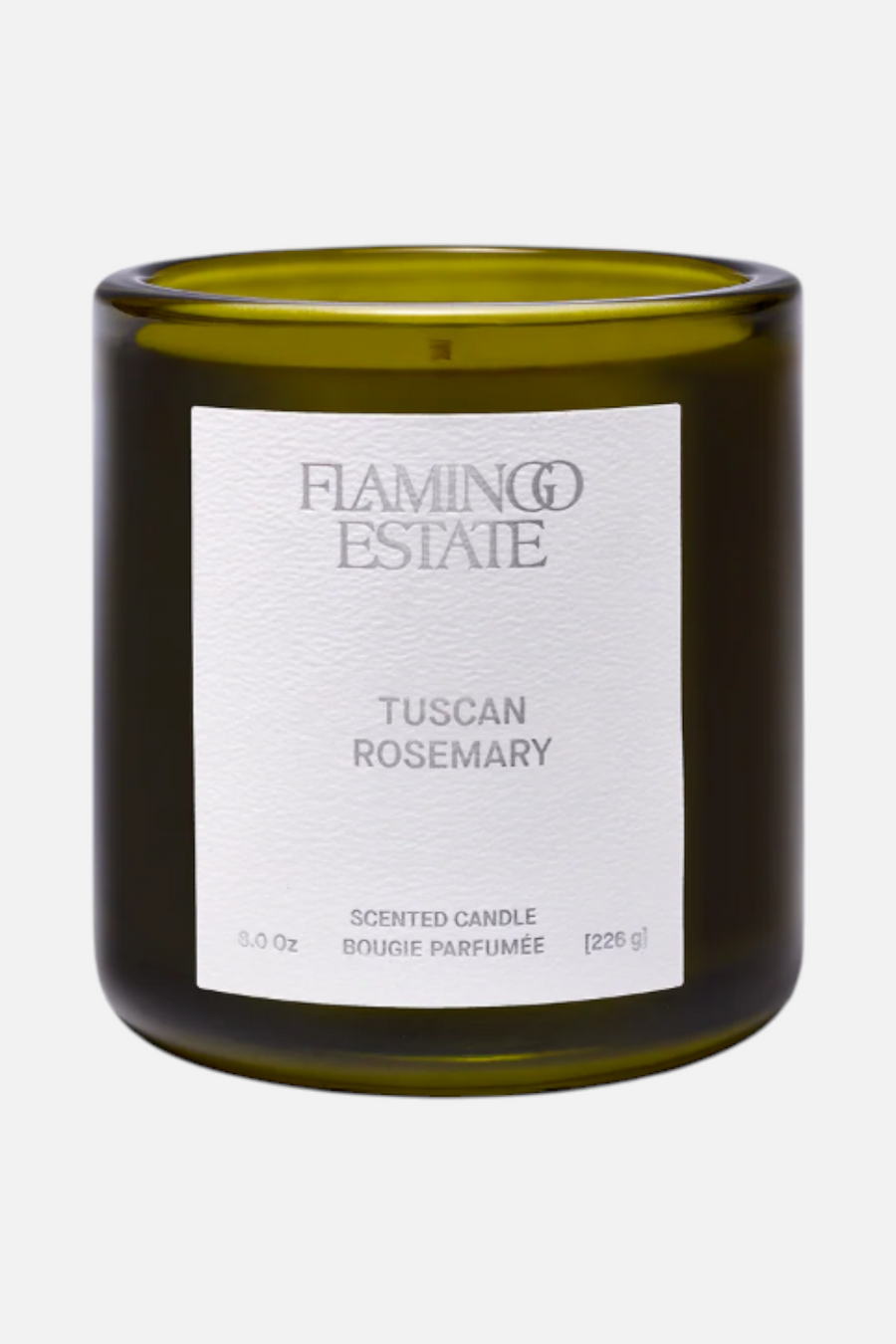 Flamingo Estate Tuscan Rosemary Candle – front view