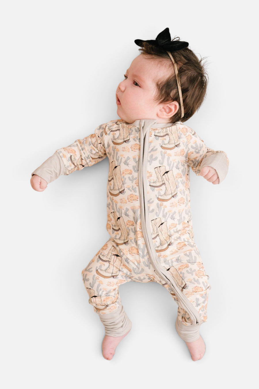 Floral Cowgirl Bamboo Sleeper – front view