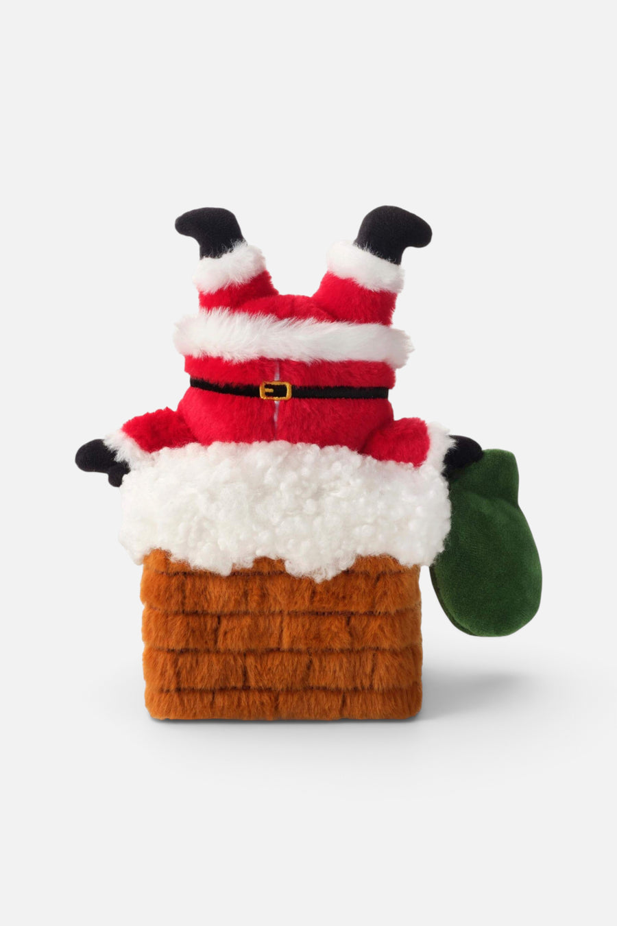 Foggy Dog Here Comes Santa Interactive Snuffle Dog Toy – back view