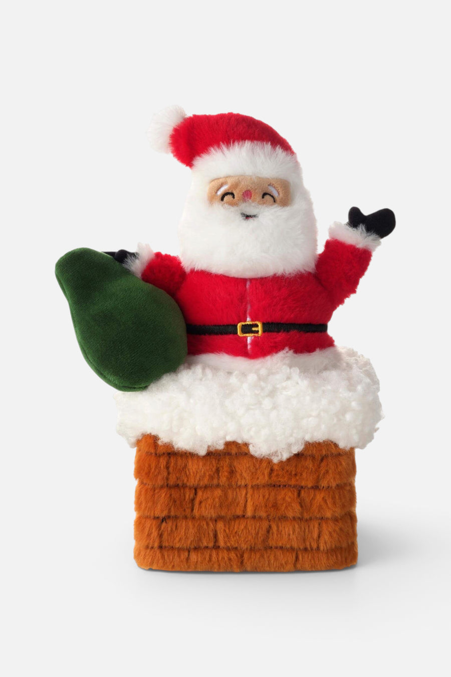 Foggy Dog Here Comes Santa Interactive Snuffle Dog Toy – front view