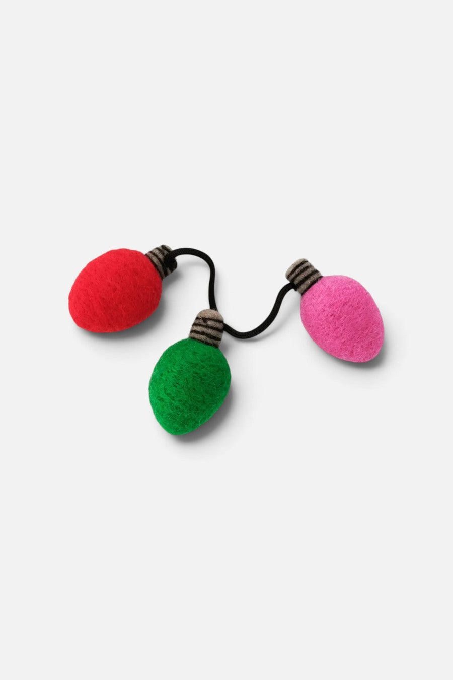 Foggy Dog Holiday String Lights Cat Toy – front view