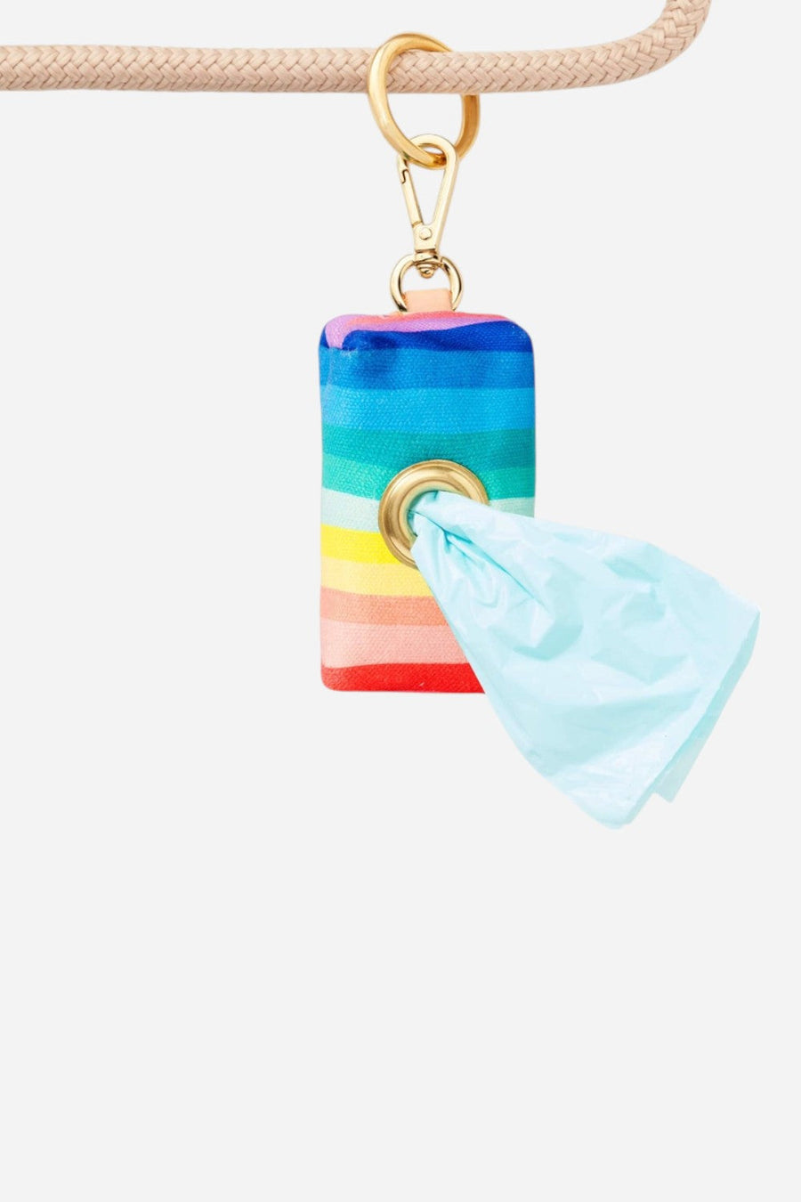 Foggy Dog Over The Rainbow Poop Bag Dispenser – side view