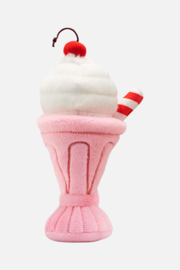 Foggy Dog Strawberry Milkshake Snuffle Toy