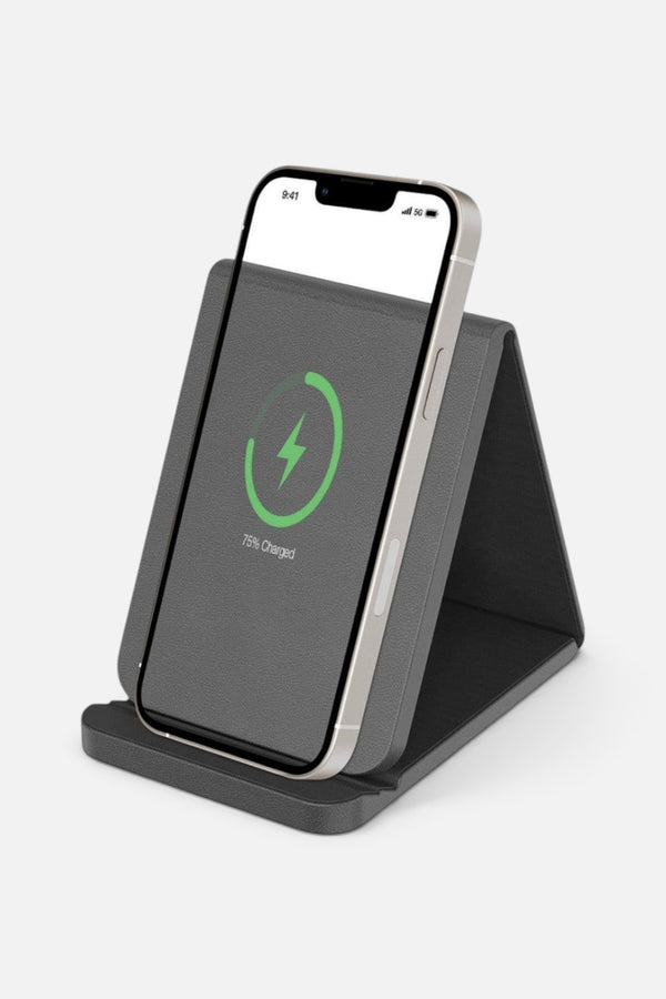 Folding Leather Charge Stand