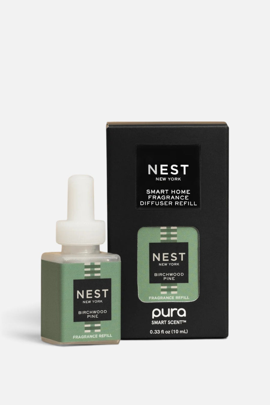 Pura x NEST Birchwood Pine diffuser refill vial for Pura Home diffusers.