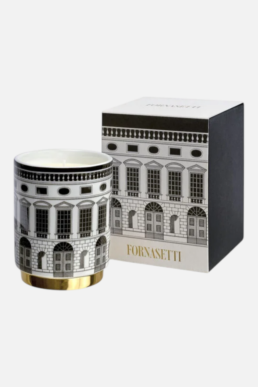 Fornasetti Architettura Candle – back view