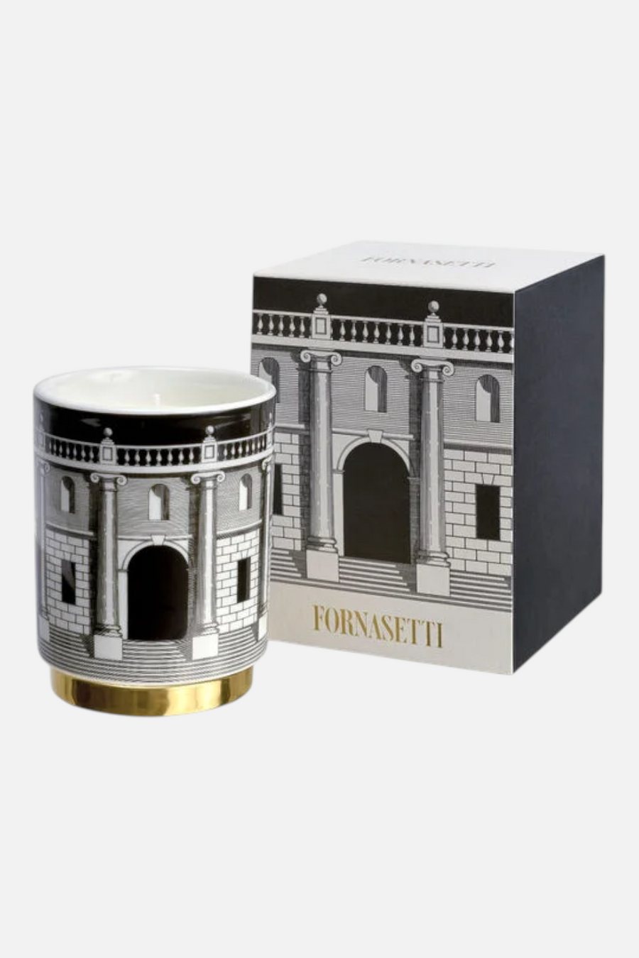 Fornasetti Casa Con Colonne Candle – back view