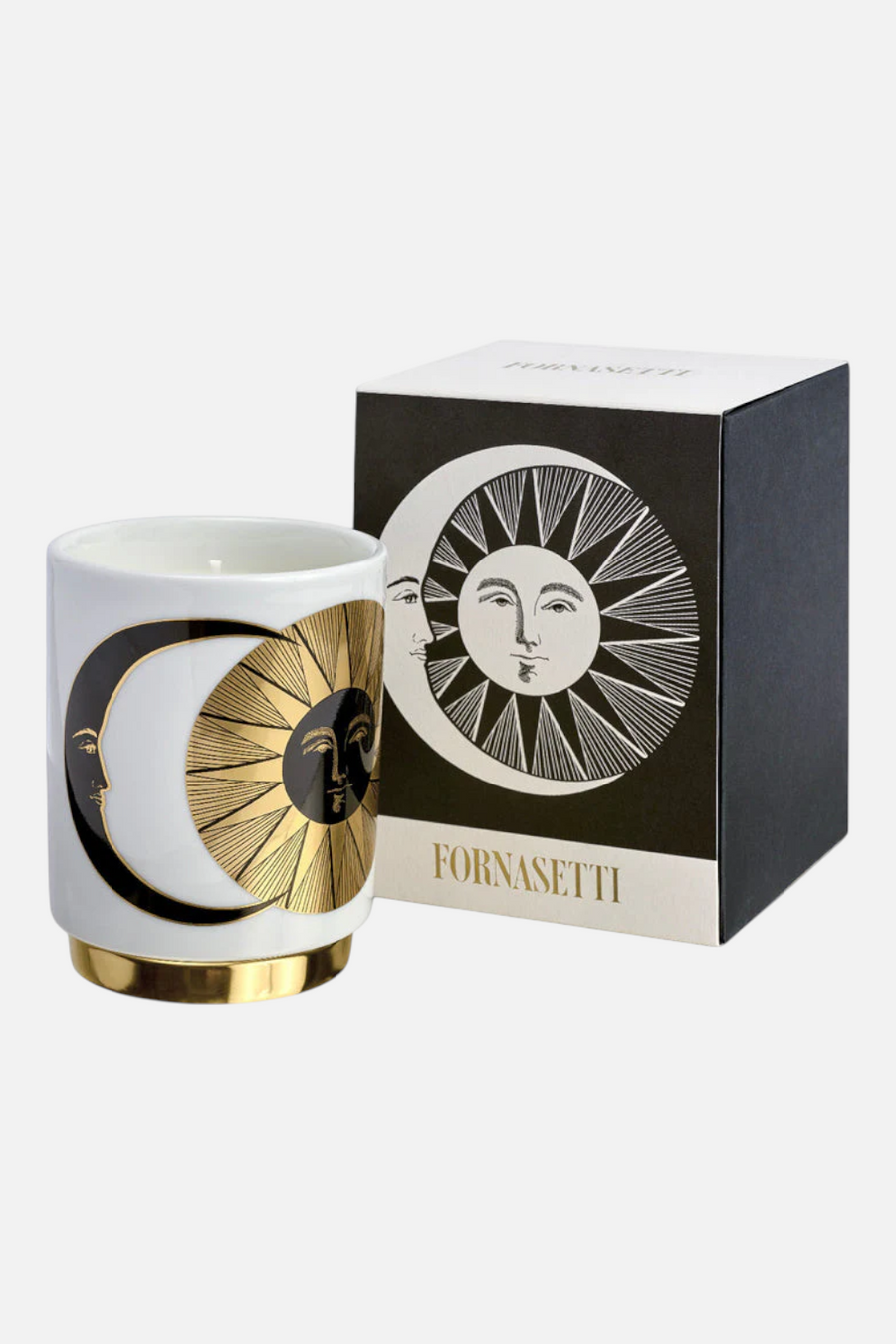 Fornasetti Giorno E Notte Candle – back view