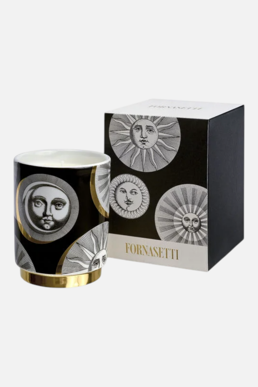 Fornasetti Soli E Lune Candle – back view