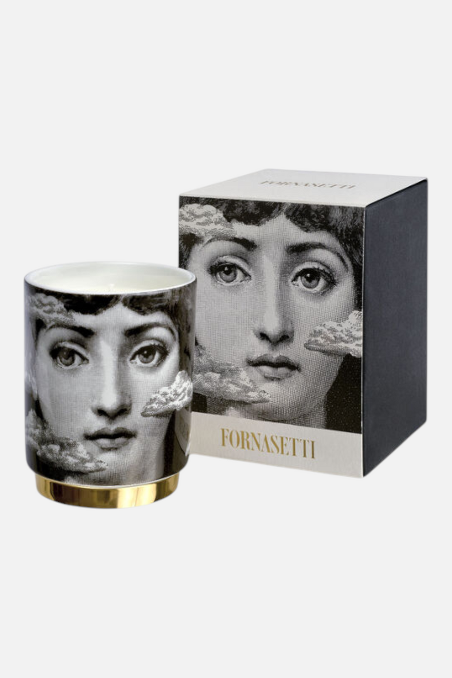 Fornasetti Tra Le Nuvole Candle – back view