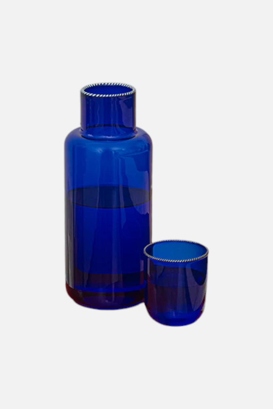 Fredericks & Mae Carafe in Cobalt – back view