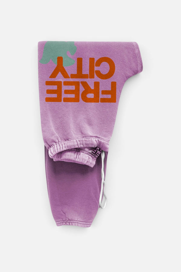 Free City Large Sweatpant in Pinkshroom