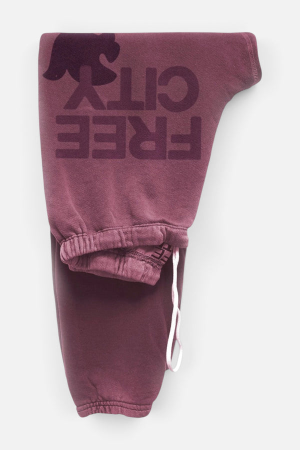 Free City Large Sweatpant in Roses
