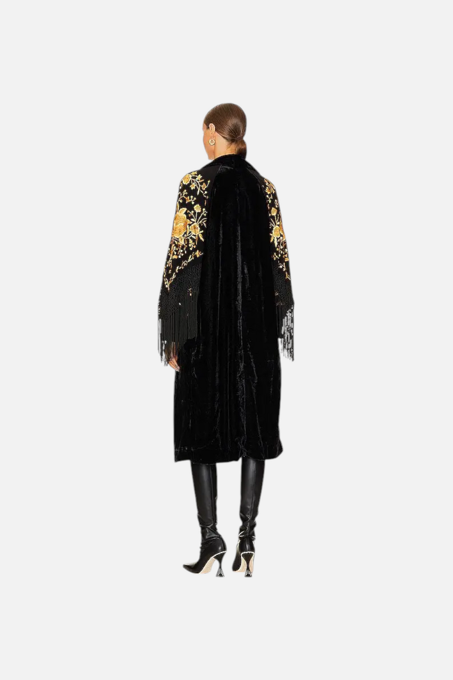 Free People Bali Rosalina Duster in Black – side view