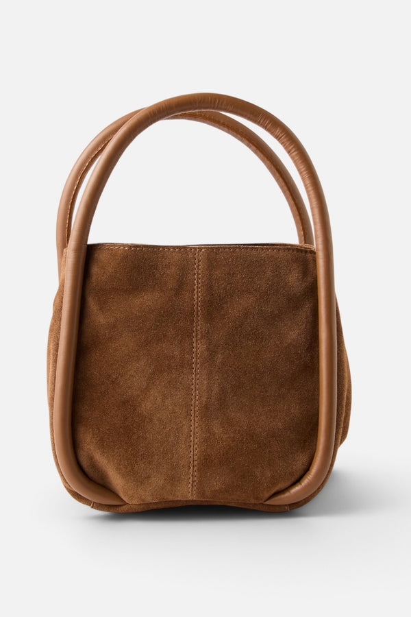 Free People Barlow Bucket Bag in Cognac