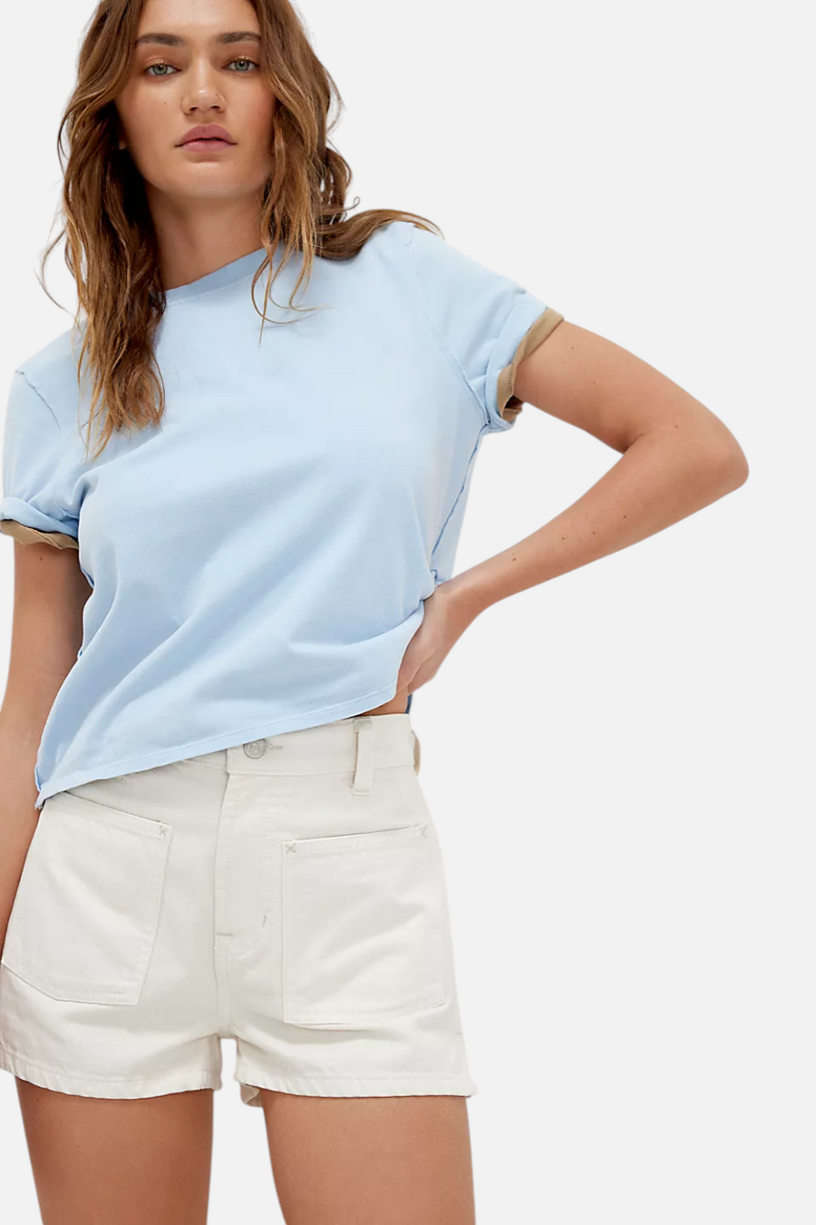 Free People Bettie Sailor Short in New Perspective – back view