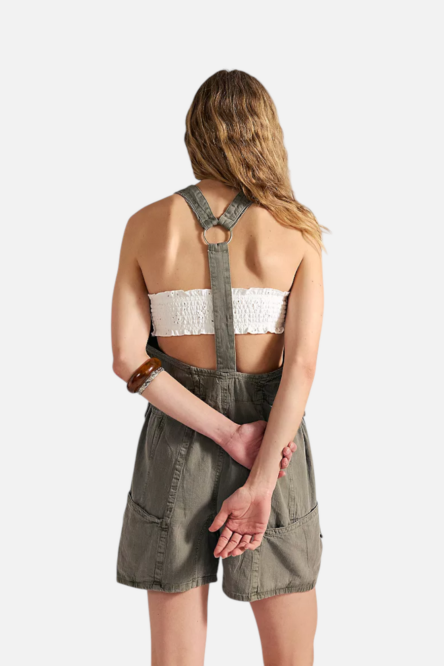Free People Bonaza One-Piece Shortalls in Laurel Canyon – detail
