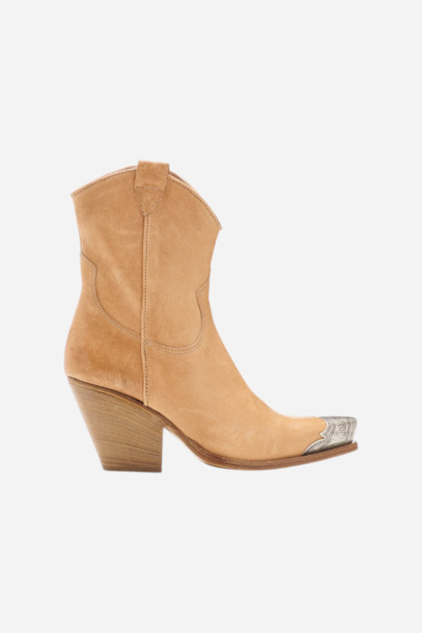 Free People Brayden Western Boots in Camel