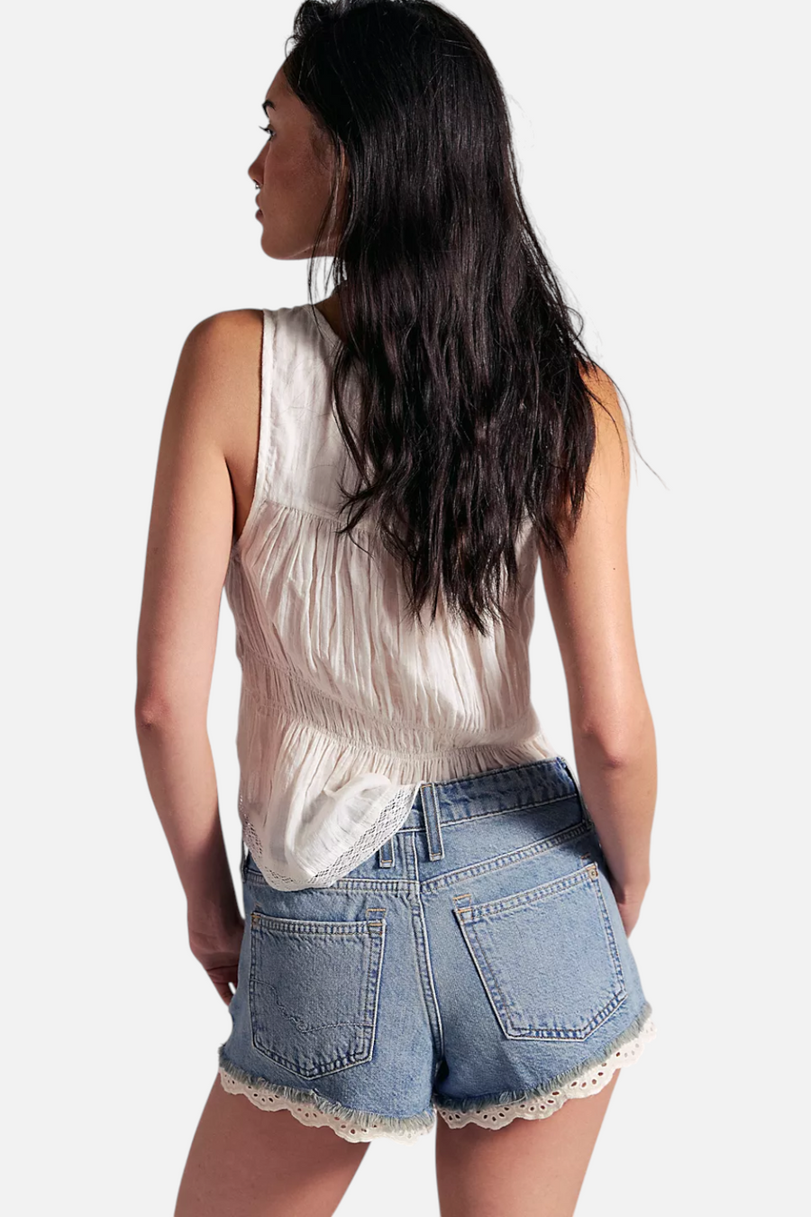Free People Cali Laced Short in Short N Sweet – side view