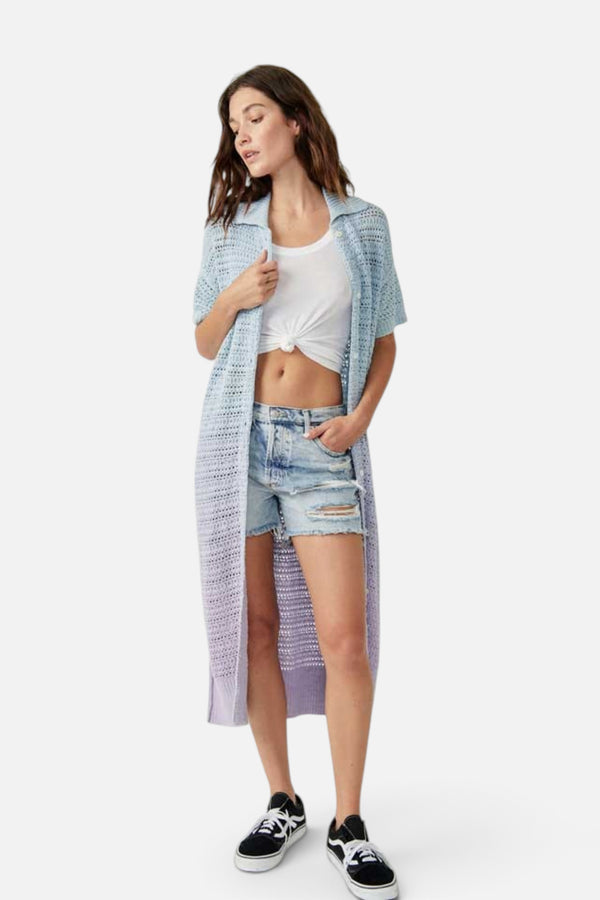 Free People Care Alicia Crochet Cardigan