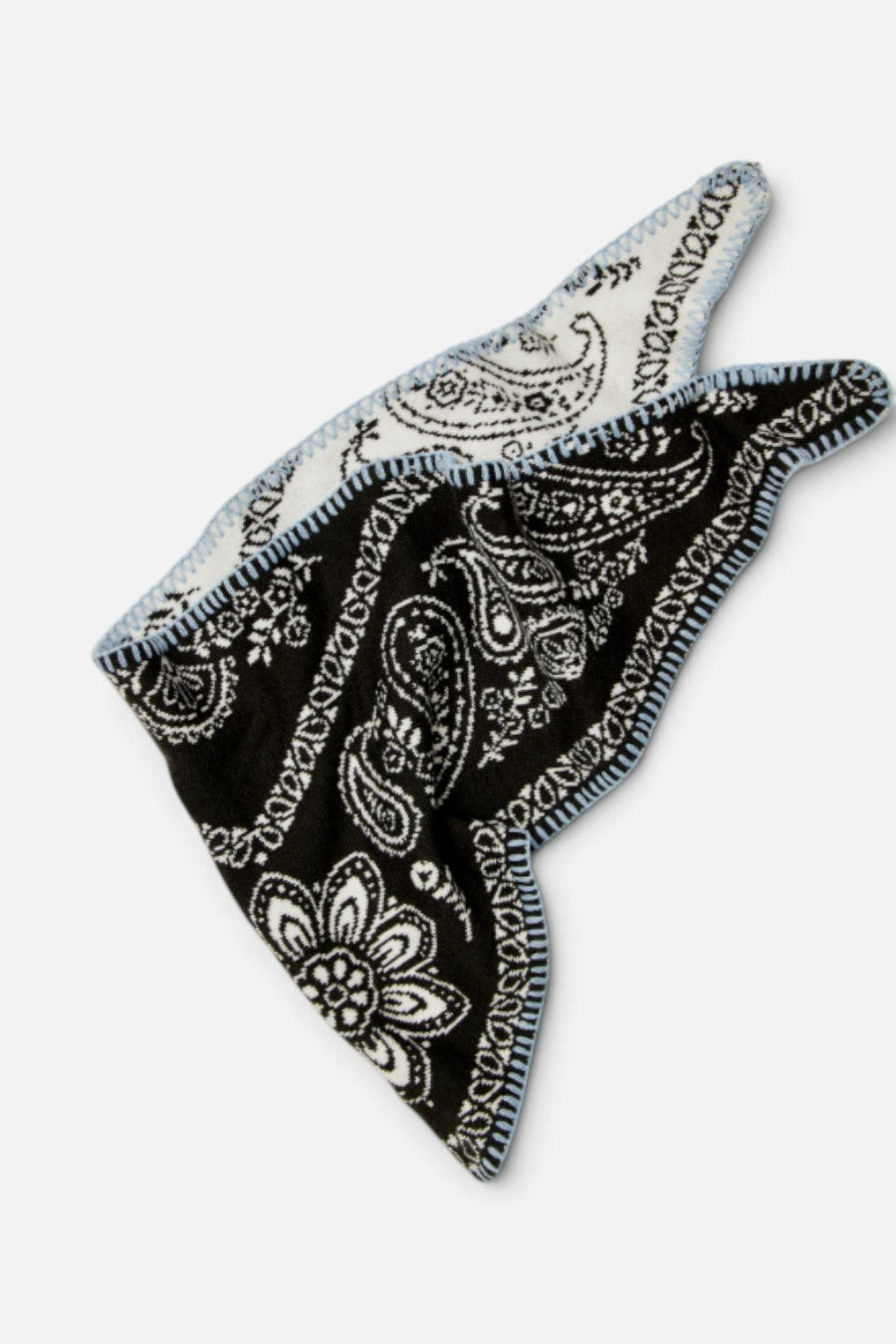 Free People Carmen Triangle Scarf in Angel White – back view