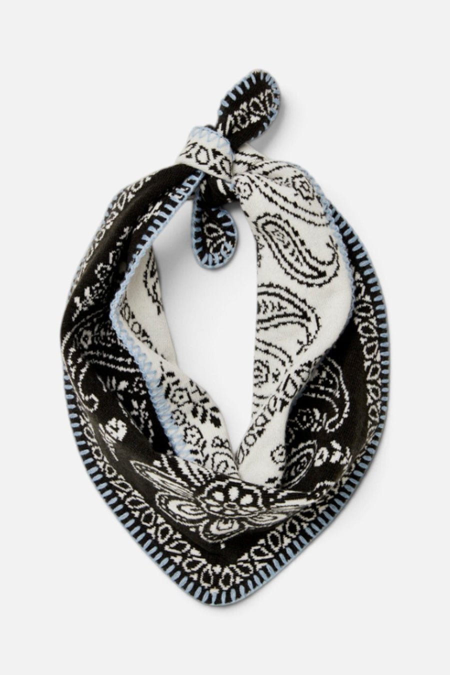 Free People Carmen Triangle Scarf in Angel White – front view