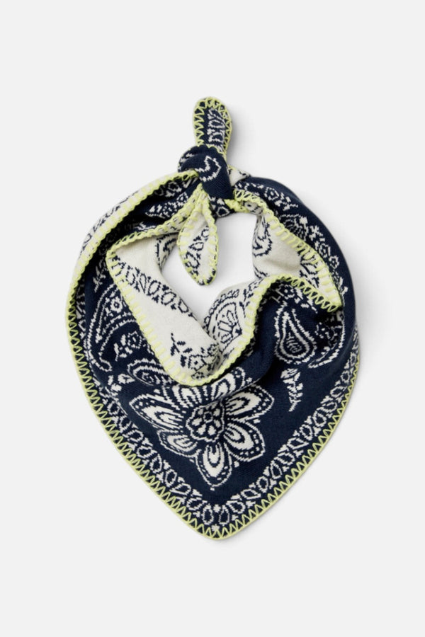Free People Carmen Triangle Scarf in Denim Jeans